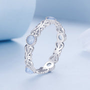 Bids.com S925 Sterling Silver 4mm Plated Platinum Ring for Women Size 6.0 Rings
