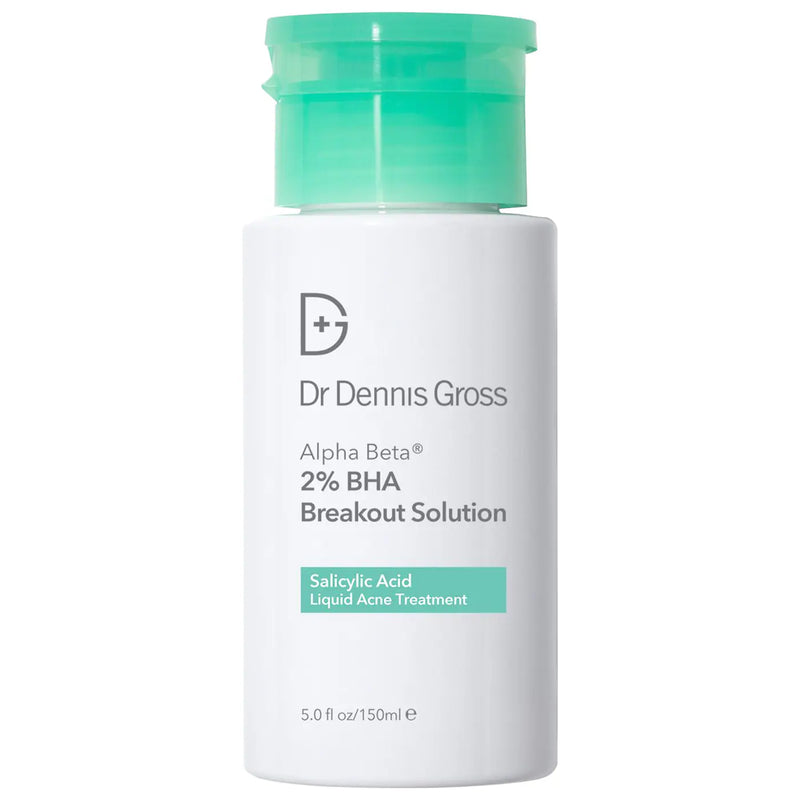 Nava Beauty Dr. Dennis Gross Alpha Beta 2% BHA+ Breakout Solution 5.0 OZ Skincare White Smoke Default Title