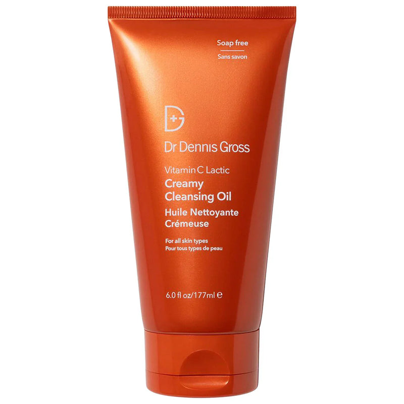 Nava Beauty Dr. Dennis Gross Vitamin C Lactic Creamy Cleansing Oil 6.0 OZ White Smoke