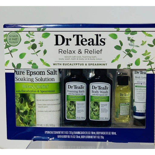 VIP Extensions DR Teals Bath and Body Regimen Relax & Relief Gift Set: Eucalyptus & Spearmint Skin Care