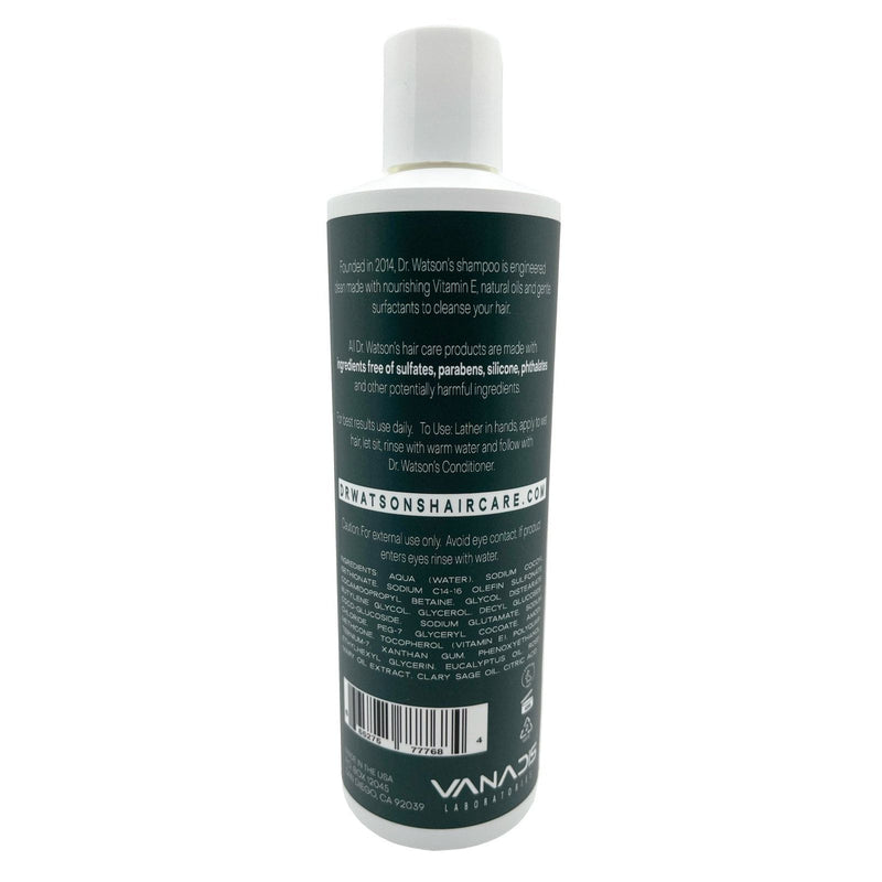 Dr. Watson's Hair & Skin Care Dr. Watson's Hair Care | Shampoo | The Original | Sulfate Free | pH Balanced | 16 Oz. Shampoo