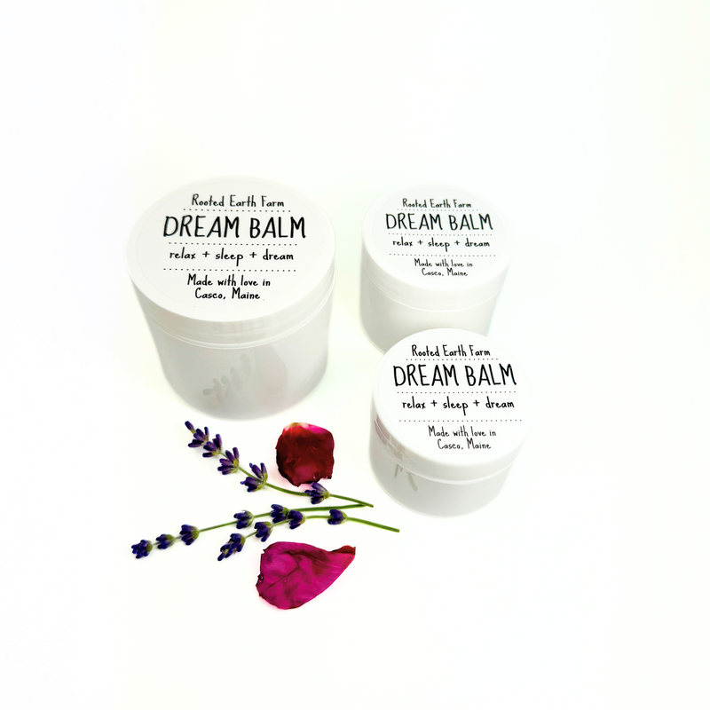 Rooted Earth Farm + Apothecary Dream Balm Herbal Salves + Balms