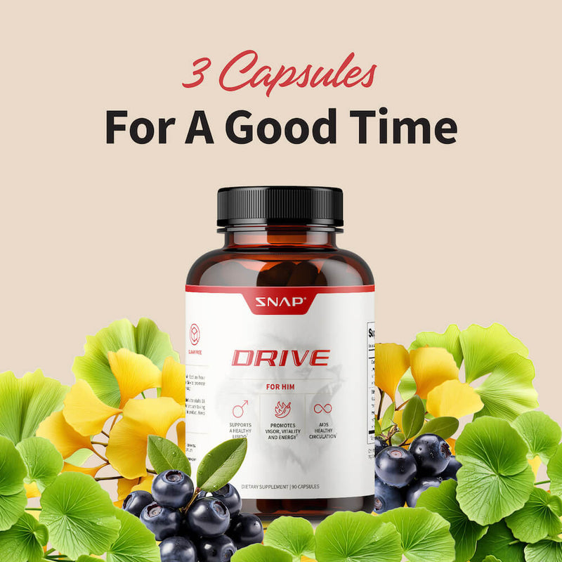 Snap Supplements Male Drive Stack + Free E-Book