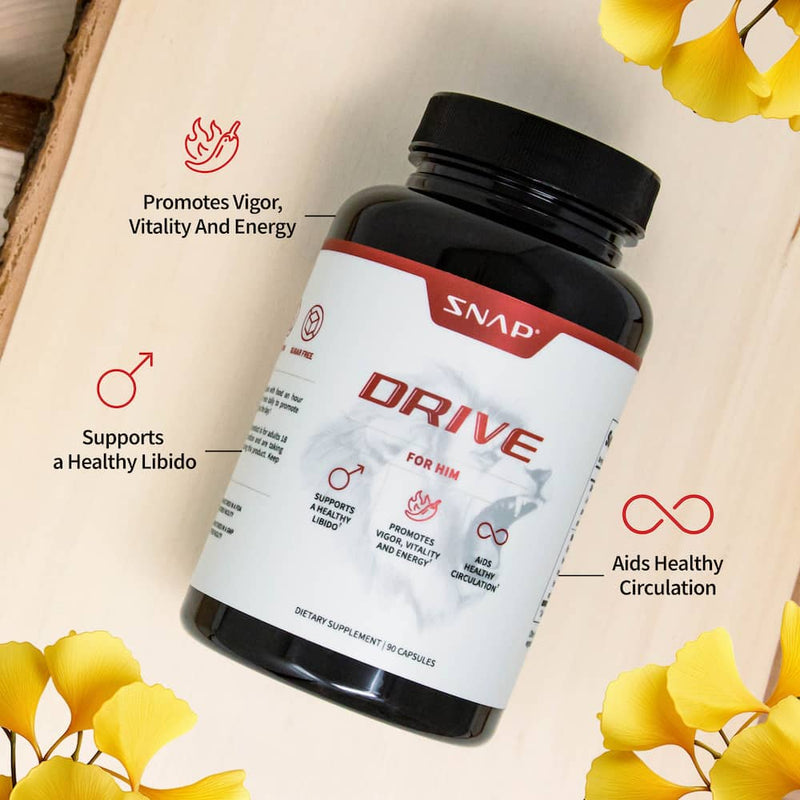 Snap Supplements Male Drive Stack + Free E-Book
