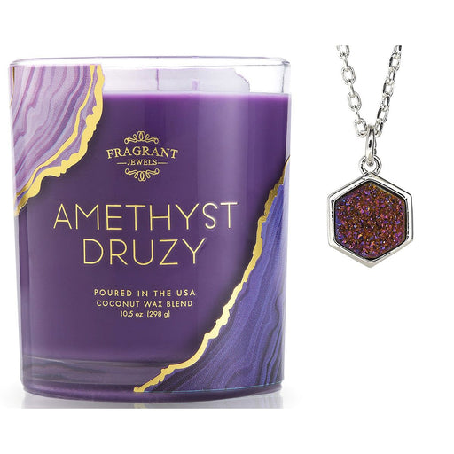 Fragrant Jewels Amethyst Druzy - Jewel Candle Jewel Candle