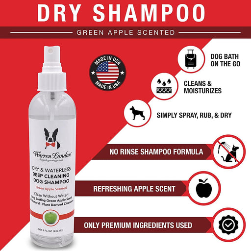 Warren London Dry & Waterless Deep Cleaning Shampoo Dog Shampoo