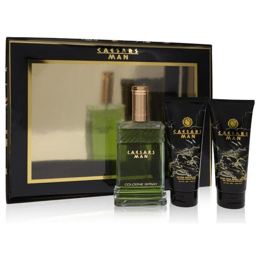 Caesars  -  Caesars Gift Set - 4 oz Cologne Spray + 3.3 oz Shower Gel + 3.3 oz After Shave Balm