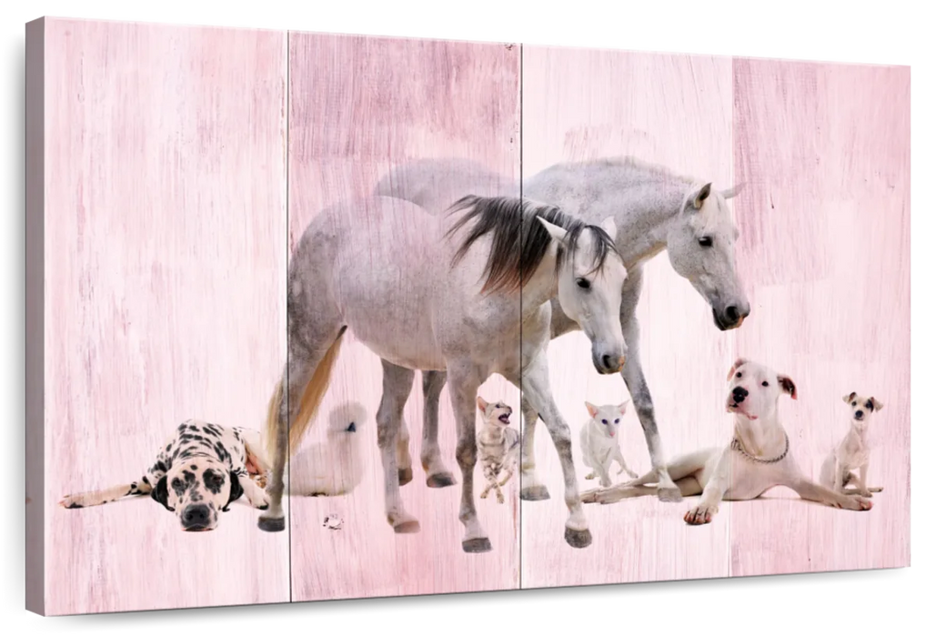 Dogs And Horses Wall Art