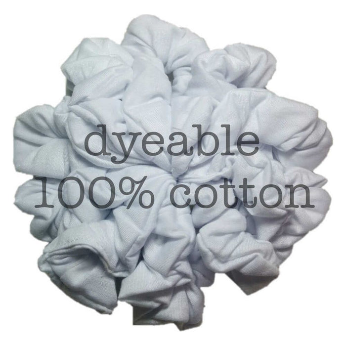 Threddies Dyeable Cotton Scrunchies