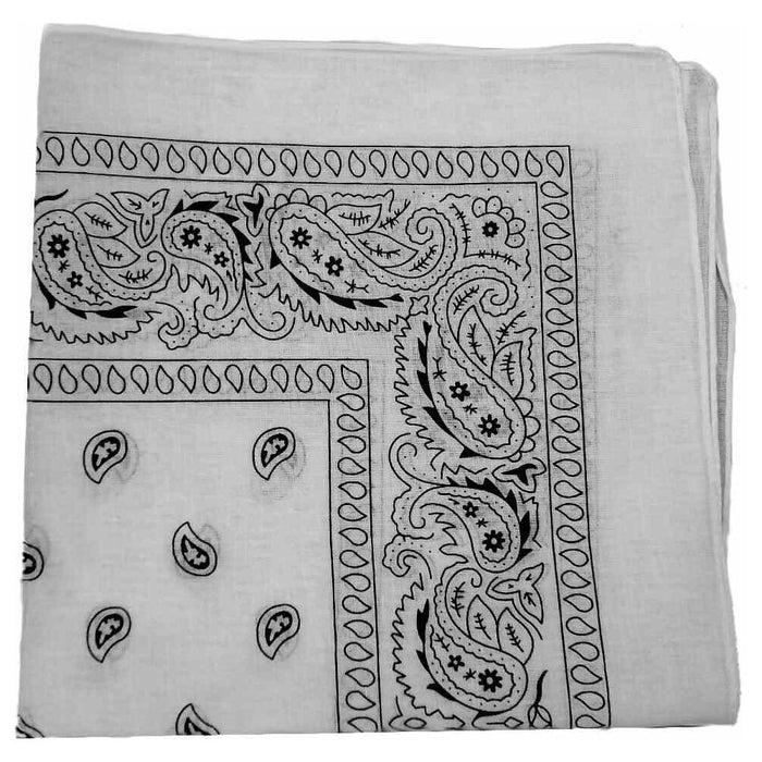 Threddies Dyeable White Cotton Bandanas