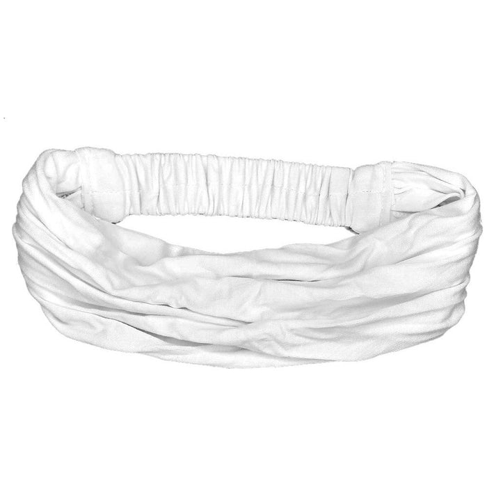 Threddies Dyeable White Jersey Scrunch Headband