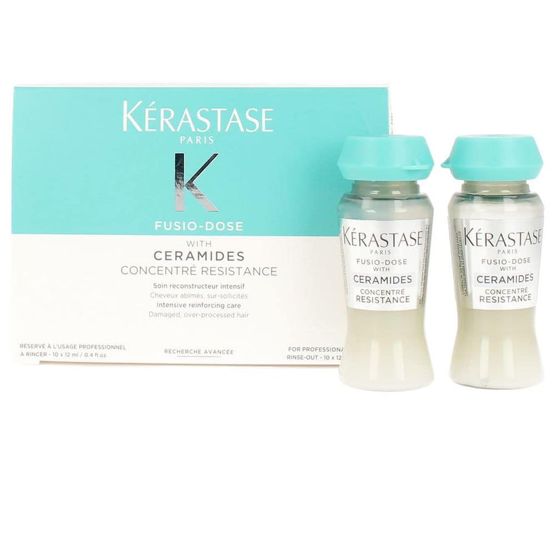Nava Beauty Kerastase Fusio-Dose With Ceramides Concentre Resistance 10 x 0.4 OZ White Smoke