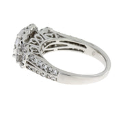 Bids.com 1.50ct Diamond 3 Stone Ring 14KT White Gold Rings