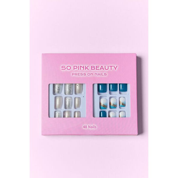 Mill's Beauty Supply SO PINK BEAUTY Press On Nails, 2 Packs
