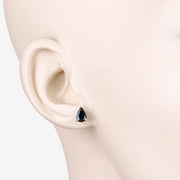 Bids.com 1.60 Carat Genuine Blue Sapphire 10K Yellow Gold Earrings Earrings