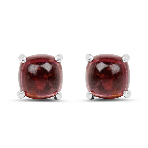Bids.com 2.60 Carat Genuine Pink Topaz .925 Sterling Silver Earrings Earrings