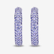 Bids.com 3.06 Carat Genuine Tanzanite .925 Sterling Silver Earrings Earrings