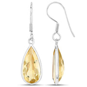 Bids.com 10.04 Carat Genuine Citrine .925 Sterling Silver Earrings Earrings