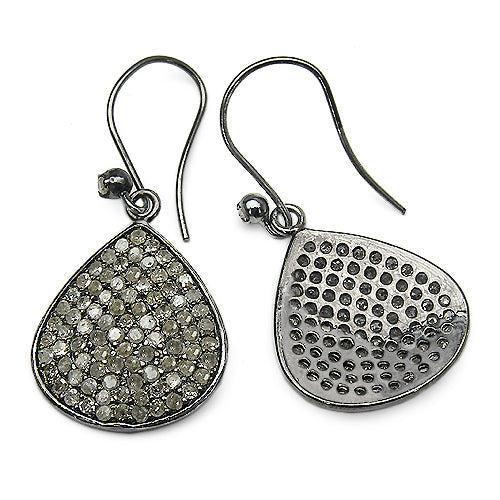 Bids.com 2.61 Carat Genuine Diamond .925 Sterling Silver Earrings Earrings