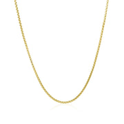 Bids.com 14k Yellow Gold Round Box Chain 1.35 mm Necklaces