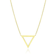 Bids.com 14k Yellow Gold Delta Symbol Chain Necklace Necklaces