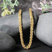 Bids.com 5.2mm 14k Yellow Gold Diamond Cut Round Franco Chain Necklaces