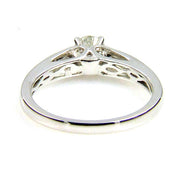 Bids.com .50ct Diamond Eng Only 14KT White Gold Rings