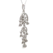 Bids.com 1.50ct Diamond Fashion Pendants 14KT White Gold Pendants