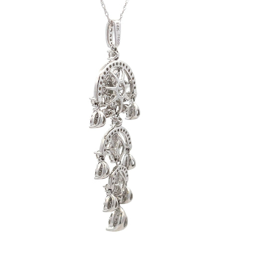 Bids.com 1.50ct Diamond Fashion Pendants 14KT White Gold Pendants