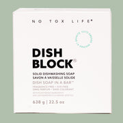 No Tox Life DISH BLOCK® solid dish soap - Huge bar (22.5 oz | 638g) - No Tox Life® Home & Kitchen