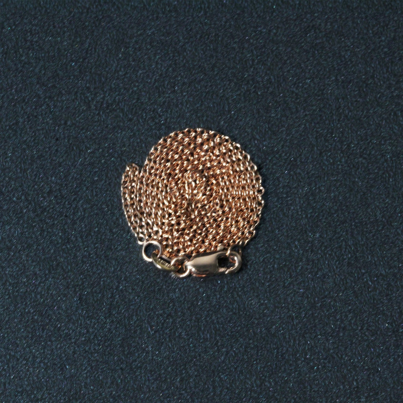 Bids.com 14k Rose Gold Round Cable Link Chain (1.25 mm) Necklaces