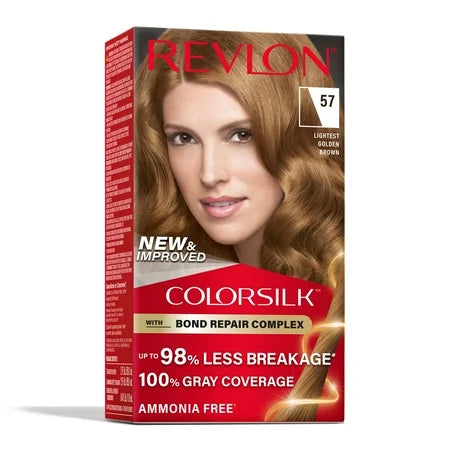 Revlon Revlon Colorsilk Beautiful Color Permanent Hair Color 57 Lightest Golden Brown Hair Color