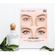 GladGirl Downloadable Spikey Eye Hybrid Eyelash Extension Before & After Poster Marketing