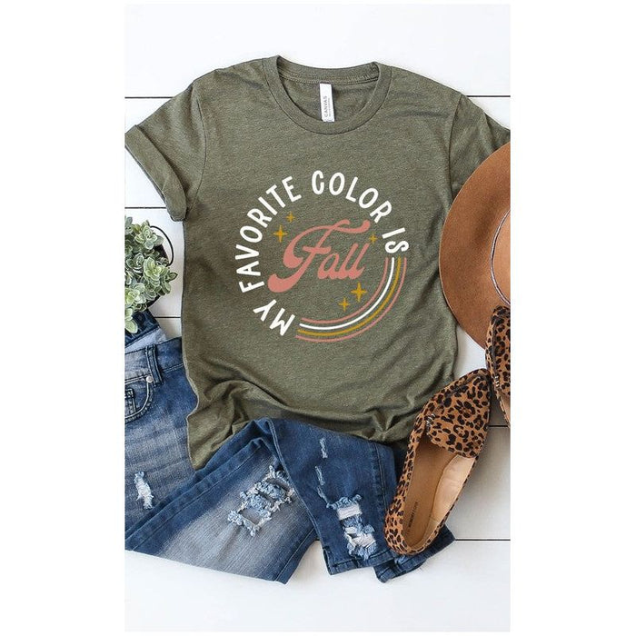 My Favorite Color is Fall Graphic Tee