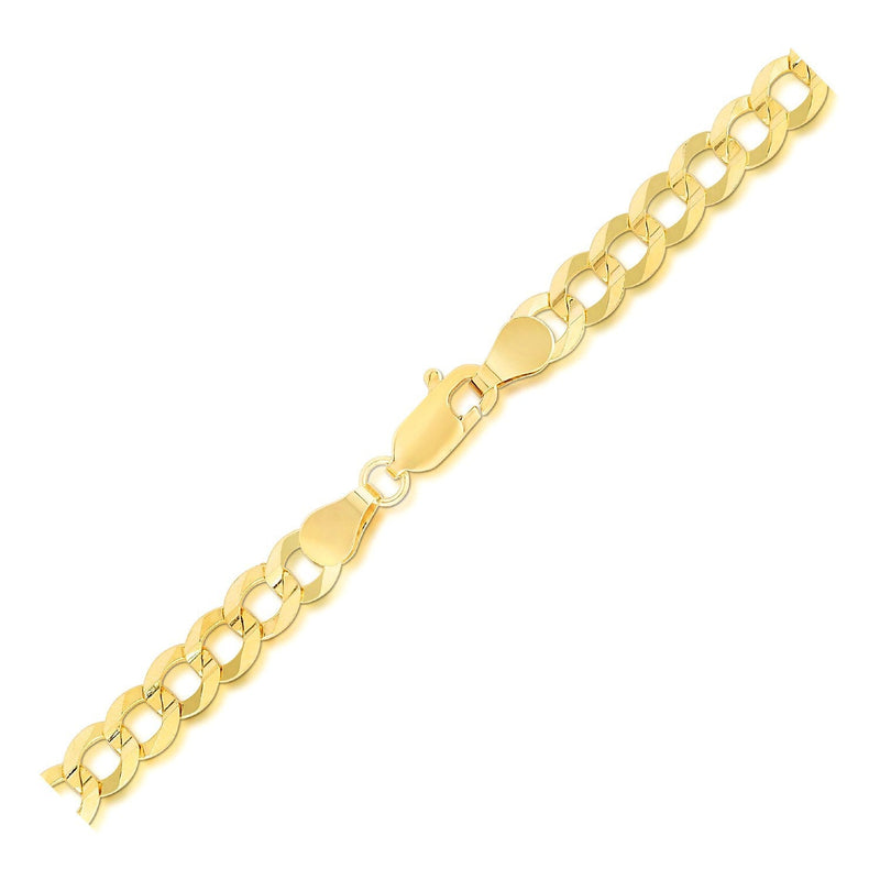Bids.com 5.7mm 14k Yellow Gold Solid Curb Bracelet Bracelets