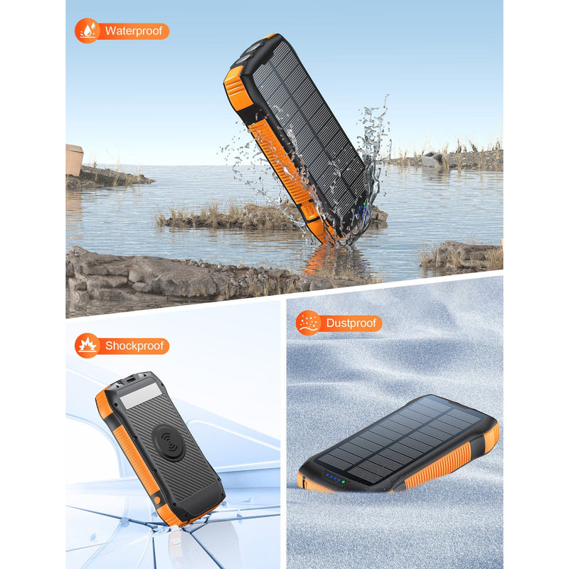 SmartPursue™ 20000mAh Solar Power Bank Powerbank
