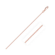 Bids.com Diamond Cut Cable Link Chain in 14k Rose Gold (0.8 mm) Necklaces