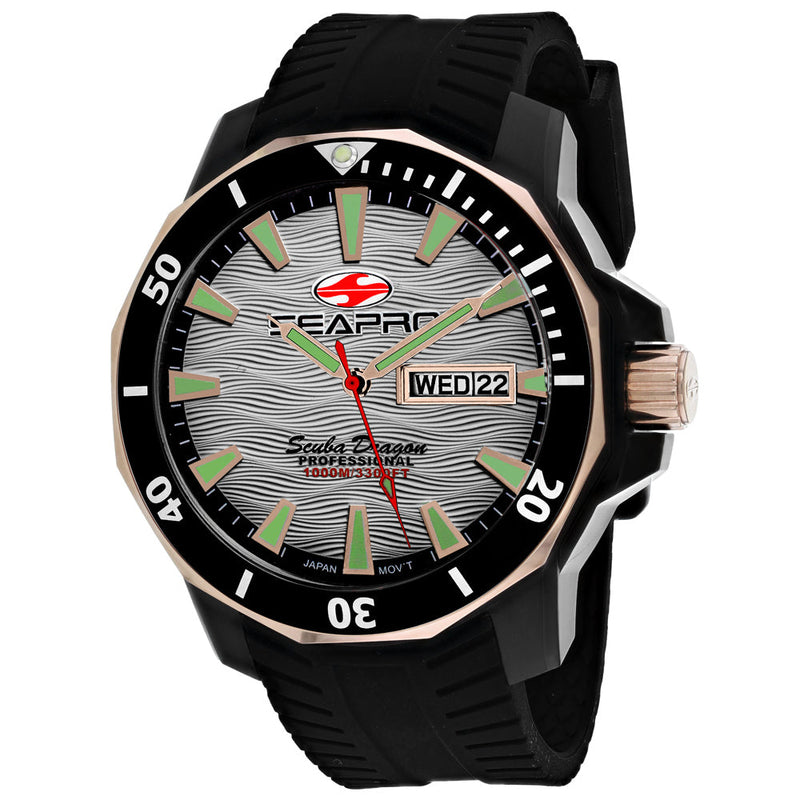 Bids.com Seapro Men's Scuba Dragon Diver Limited Edition 1000 Meters Watches