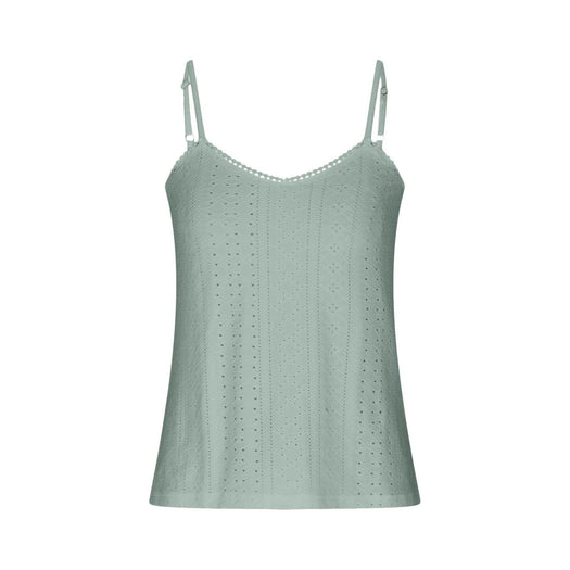 Eyelet Lace Detail V-Neck Cami