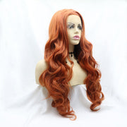 Mill's Beauty Supply Synthetic Lace Front Long Wavy Wig, 24"