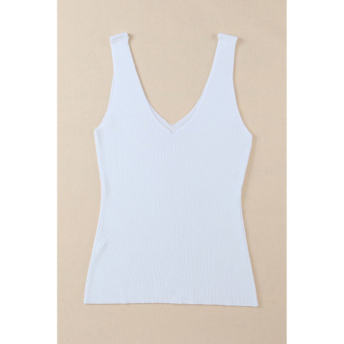 V-Neck Wide Strap Tank