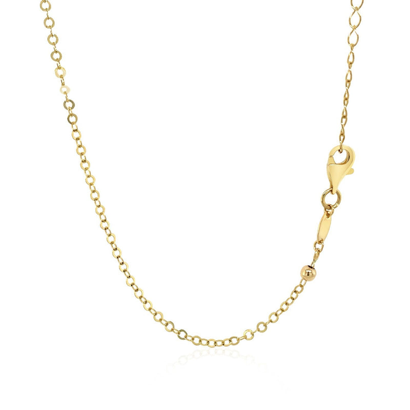Bids.com Choker Necklace with Hammered Beads in 14k Yellow Gold Necklaces
