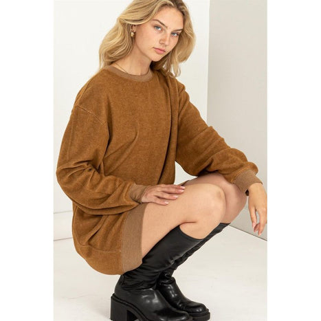 Girlfriend Sweatshirt Mini Dress