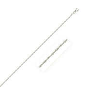 Bids.com Sterling Silver 1.6mm Singapore Style Chain Necklaces