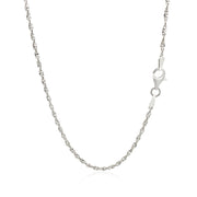 Bids.com Sterling Silver 2.0mm Singapore Style Chain Necklaces
