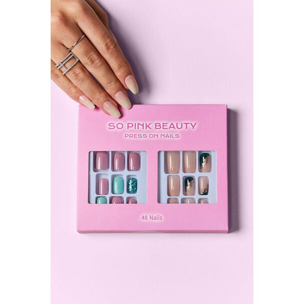 SO PINK BEAUTY Press On Nails 2 Packs