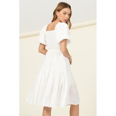 Find Me Again Tiered Midi Dress