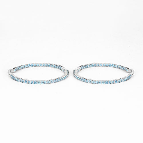 Bids.com 3.60 Carat Genuine Swiss Blue Topaz .925 Sterling Silver Earrings Earrings