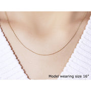Bids.com 10k Yellow Gold Cable Link Chain (0.50 mm) Necklaces