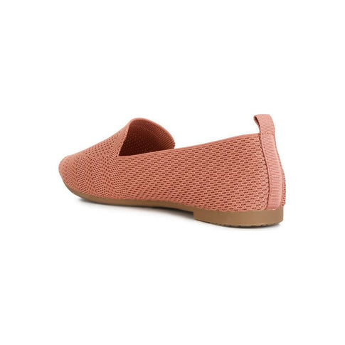 Akili Knit Textile Solid Flats